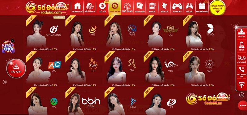 Casino live trực tiếp